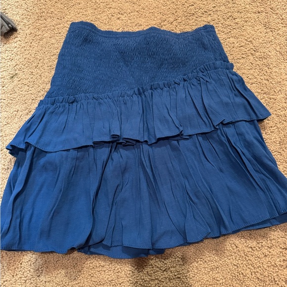 Pants Store Royal Blue Ruffled Skirt - Picture 4 of 4